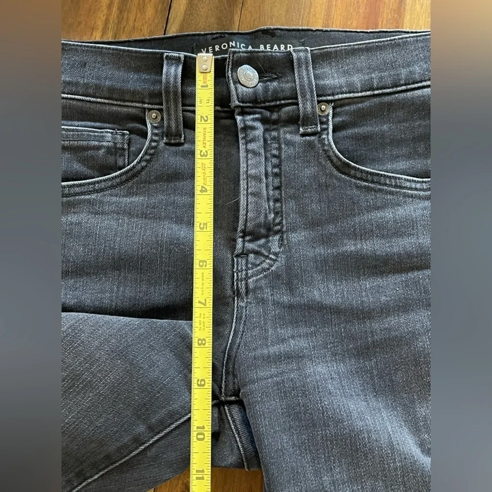 Veronica Beard Emma skinny mid rise jeans washed onyx - Picture 6 of 12